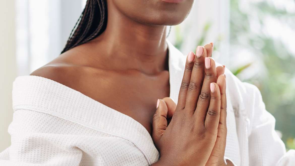 Black Woman Meditating